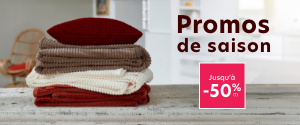 Promos de saison jusqu'à -50%