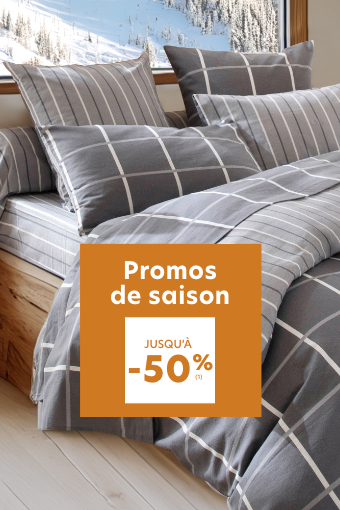 Promos de saison jusqu'à -50%