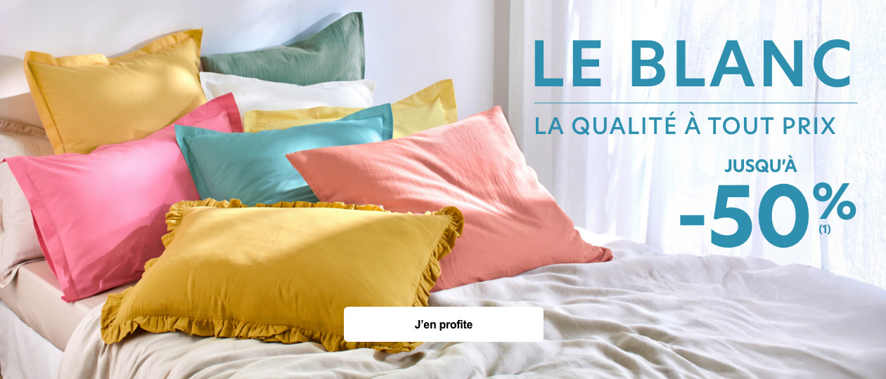 Le blanc jusqu'à -50%