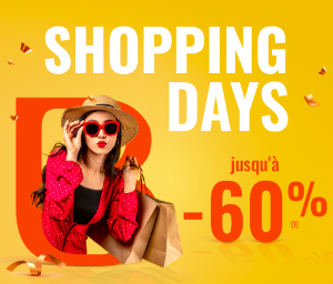 Shopping days jusqu'à -60%