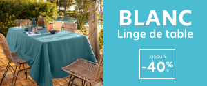 Linge de table jusqu'à -50% 