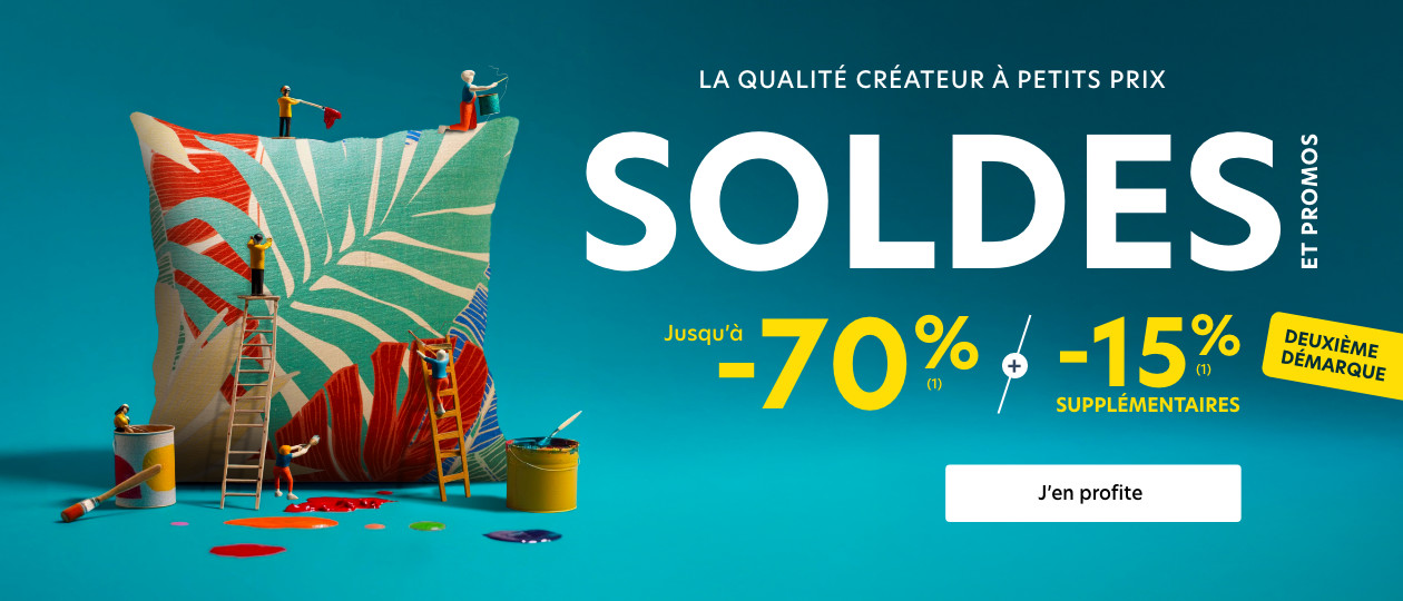 Soldes et promos jusqu'à -70%