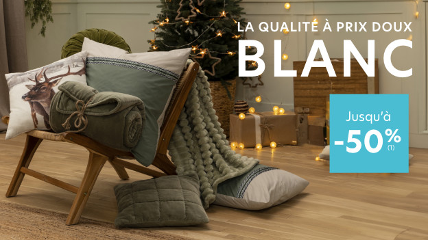 Blanc jusqu'à -50%