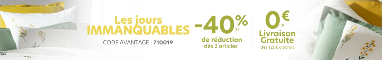 -40% sur votre commande dès 2 articles achetés