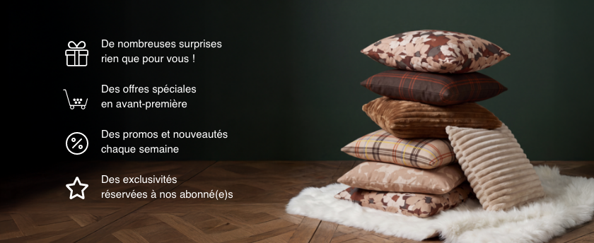Je m'inscris à la newsletter