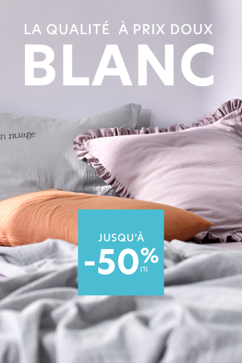 Blanc jusqu'à -50%