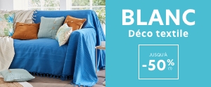 Rideaux et déco textile jusqu'à -50%