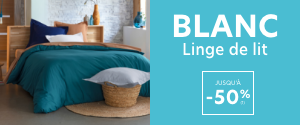 Linge de lit jusqu'à -50%