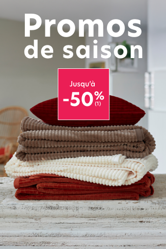 Promos de saison jusqu'à -50%