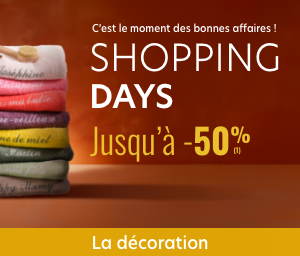 La décoration jusqu'à -50%