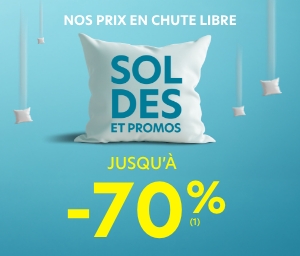 Soldes & promos jusqu'à -70%