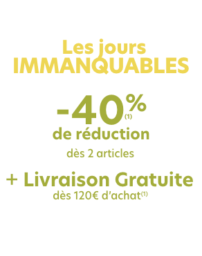 -40% sur votre commande dès 2 articles achetés
