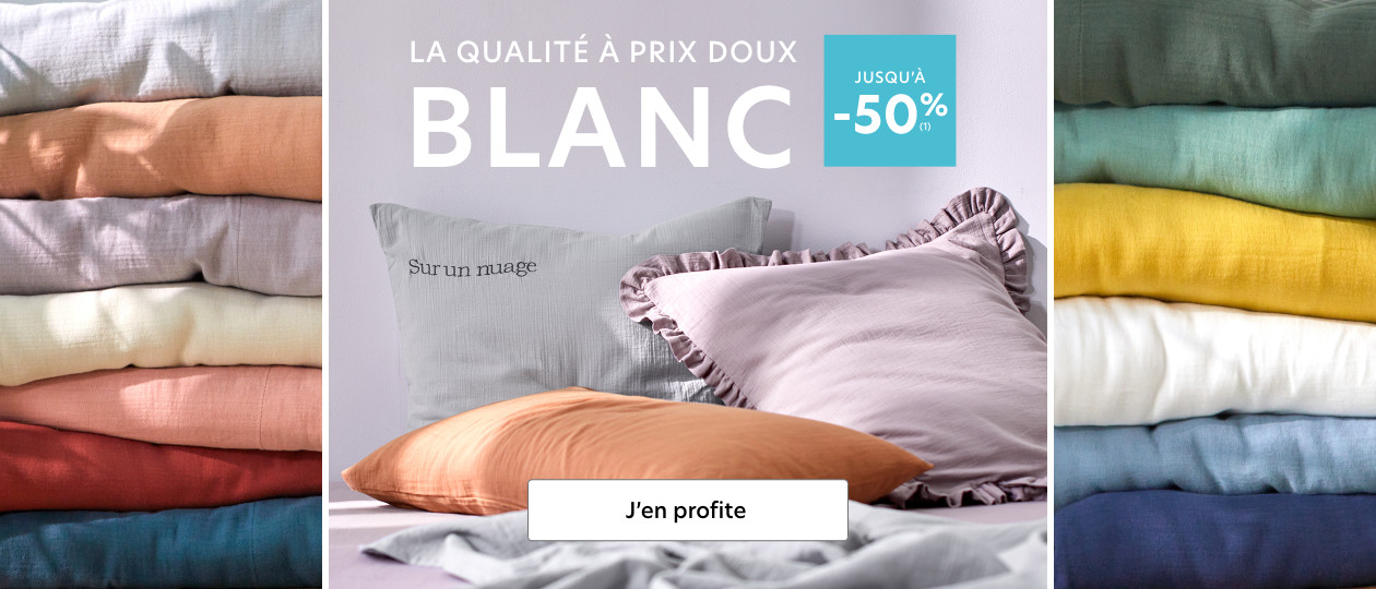 Blanc jusqu'à -50%