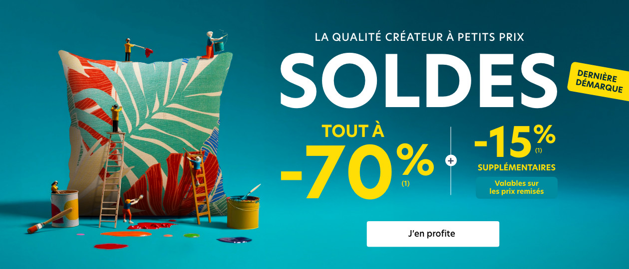Soldes tout à -70%