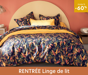 Linge de lit jusqu'à -60%