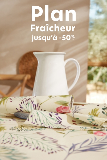 Plan fraicheur jusqu'à -50%