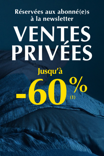 Ventes privées jusqu'à -60%