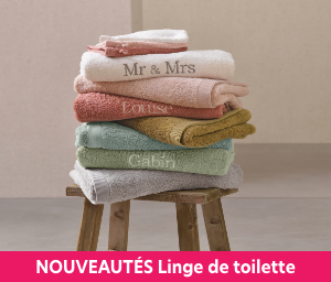 Nouveautés linge de toilette