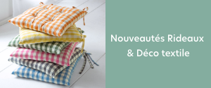 Nouveautés Rideaux & Déco textile
