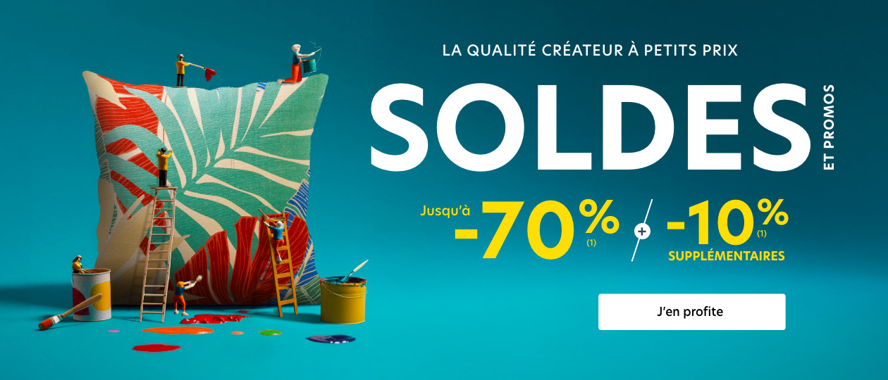 Soldes et promos jusqu'à -70%