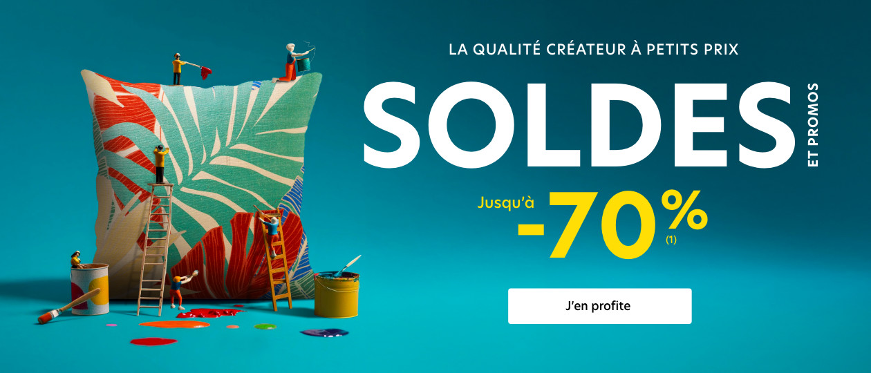 Soldes et promos jusqu'à -70%