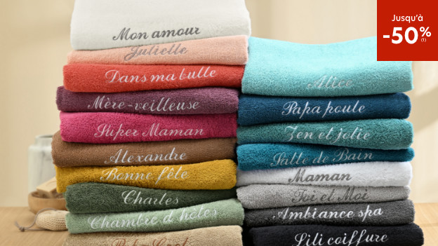 Idées cadeaux à personnaliser jusqu'à -50%