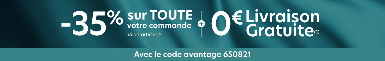 -35% sur votre commande dès 2 articles achetés