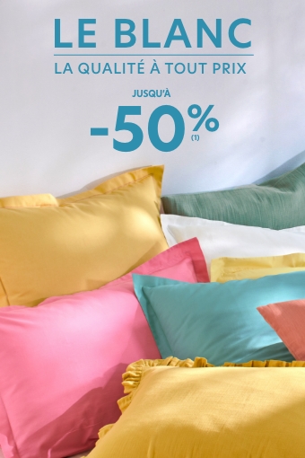 Le blanc jusqu'à -50%