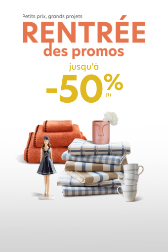 La rentrée jusqu'à -50%