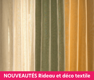 Nouveautés rideau et déco textile