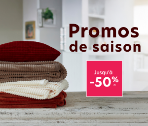 Promos de saison jusqu'à -50%