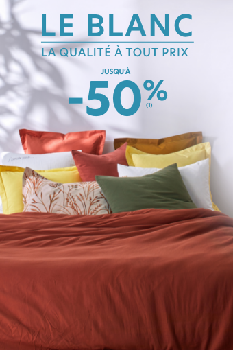 Le blanc jusqu'à -50%