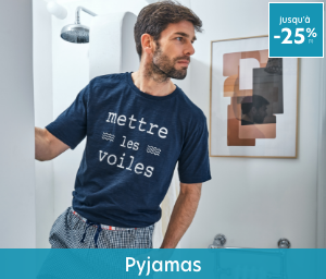 Pyjamas jusqu'à -25%