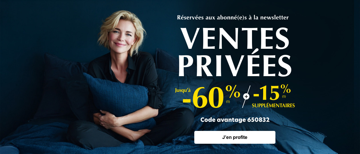 Ventes privées jusqu'à -60%