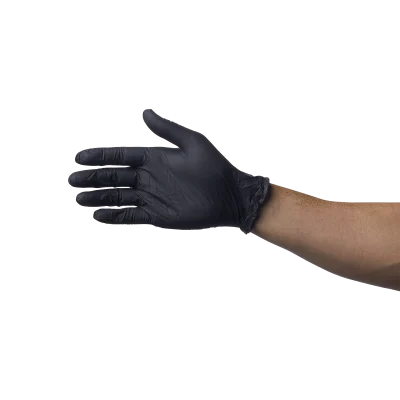 Aspen Nitrile Exam Gloves, Powder-Free, Black