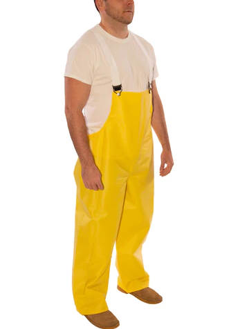 Rainwear Plain Front Overalls Side