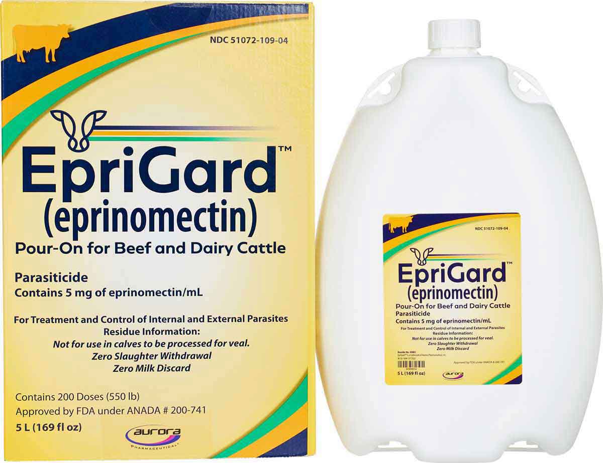 EpriGard Pour-On for Beef and Dairy Cattle, 5L