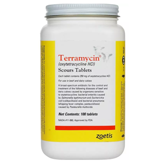Terramycin® Scour Tablets, 100 Count (Rx)