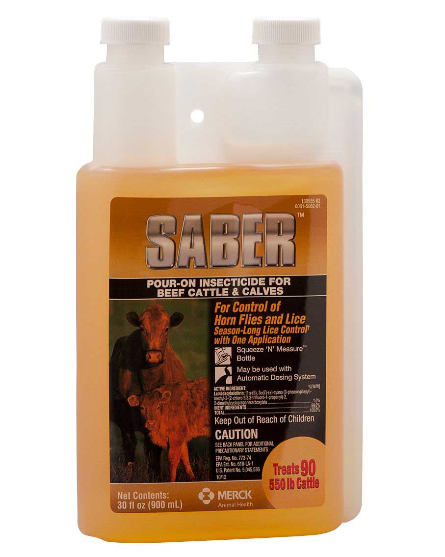 SABER™ Pour-On Insecticide 900 ml