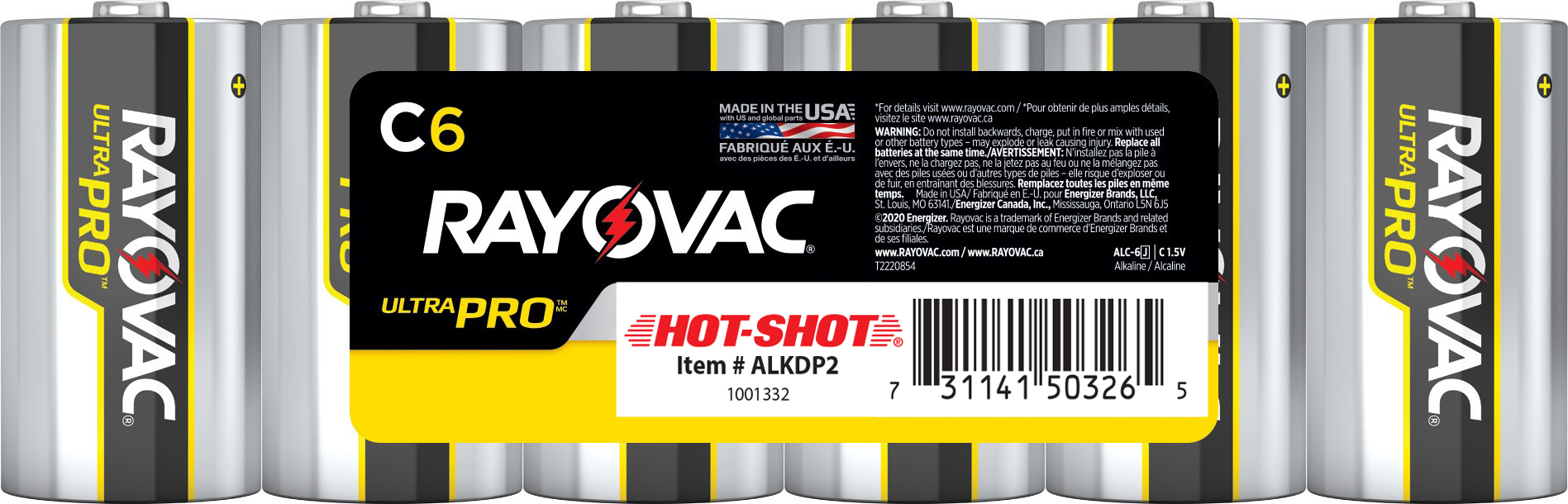 Hot Shot Batteries, 6 Count