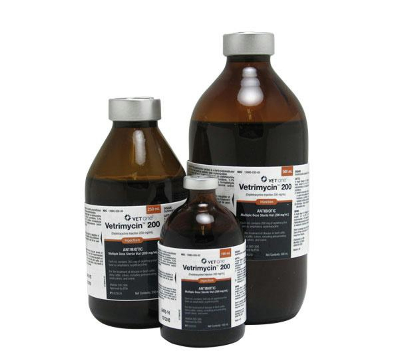 Vetrimycin 200 Injection (Oxytetracycline) (RX) Multi
