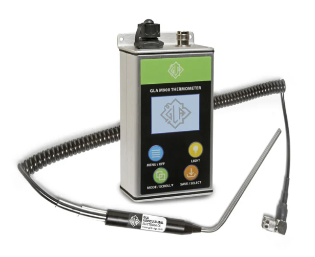 GLA M900 Thermometer w/ Right Angle Probe