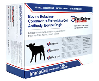 First Defense® Tri-Shield® for Newborn Calves, 12 Syringes