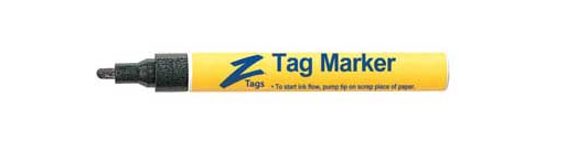 Z Tag Marking Pen Black