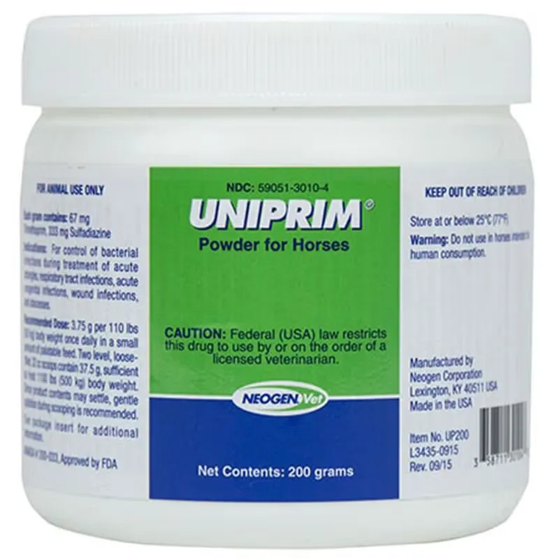 Uniprim Powder for Horses, 200 g