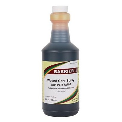 Barrier II Wound Care Spray with Pain Relief, 16 fl oz