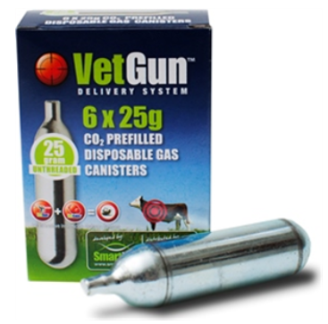 VetGun CO2 Cartridge 25g
