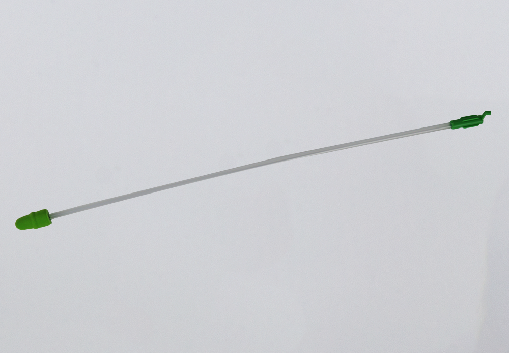 Catheter Gilt Green w/ Handle & Plug