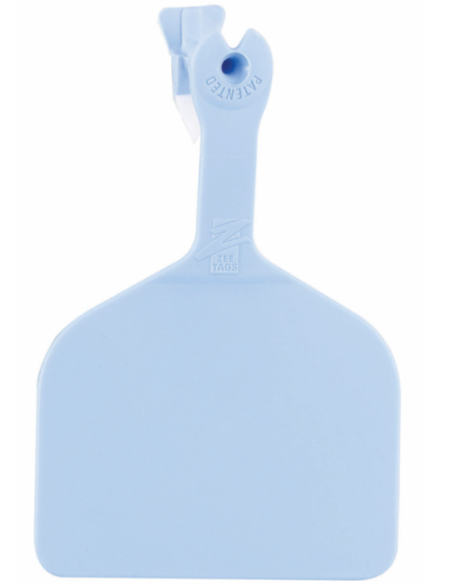 Z Tag Z1 Feedlot, Blank, 50 Count (Blue)