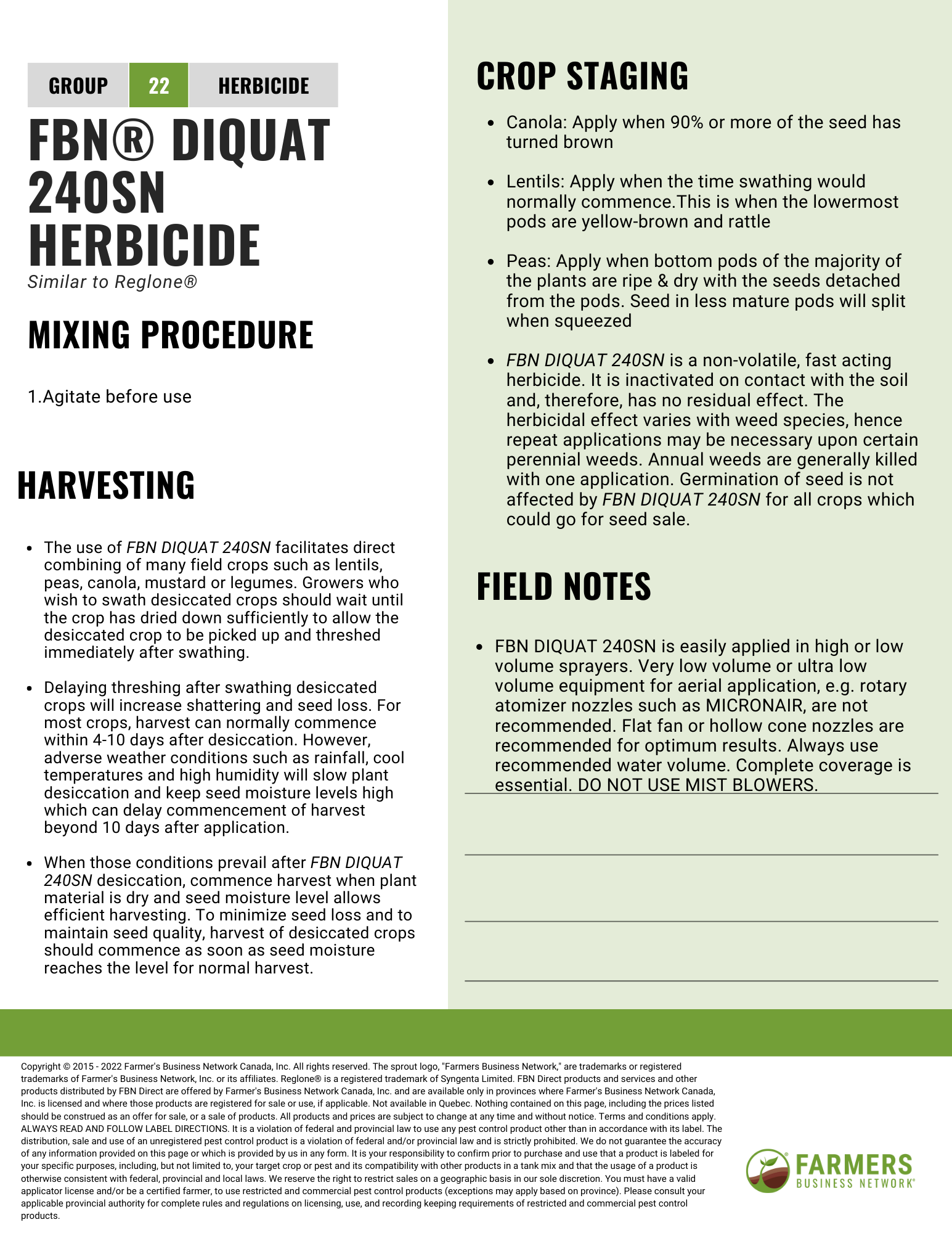 FBN Diquat 240SN Tech Sheet Image Pg2